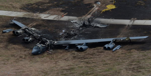 How A Flock Of Birds And Mechanical Failure Downed A B-52 Stratofortress Bomber In Guam