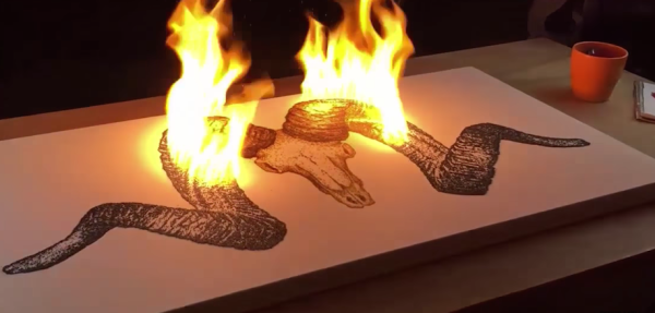 This Guy Paints With Gunpowder, And It’s Exactly As Cool As It Sounds