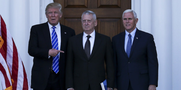 Mattis Becomes The First Official Member Of Trump’s Administration