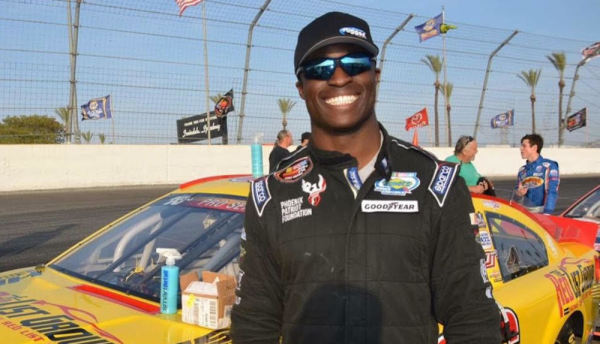 Jesse Iwuji Leads A Double Life As A Naval Officer And A NASCAR Driver