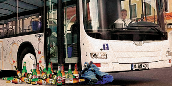 Drunk German Man Without Pants Tries To Drive Bus Onto US Base