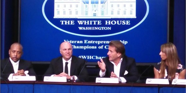 Vets Receive Smart Advice From “Shark Tank” Investors At White House Event