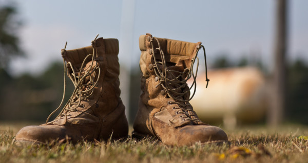 This Group Is Putting Boots On The State House Steps To Remind Lawmakers About Veterans Suicide