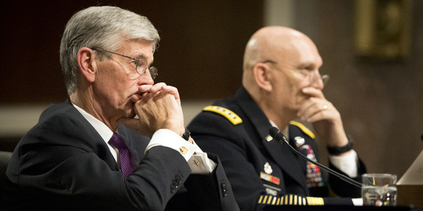 Secretary of the Army John McHugh and Army Chief of Staff Gen. Raymond T. Odierno