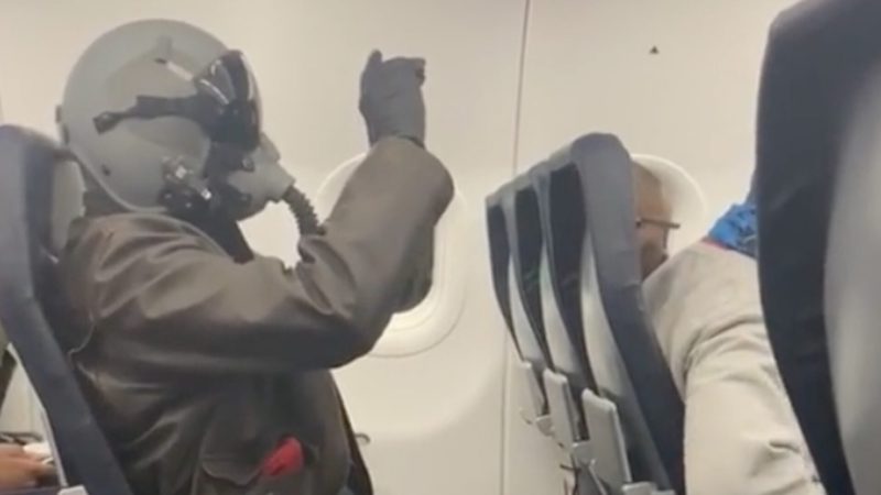 Someone wore a flight suit on a commercial aircraft and we’re absolutely here for it