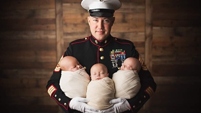 We salute the Marine Corps infantryman who rescued an infant from a burning car