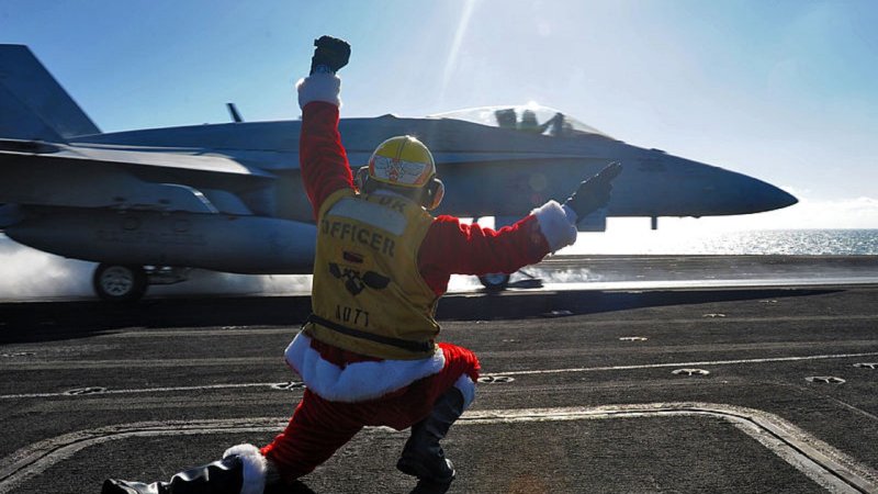 That time the USS George Washington won the sh*t out of Christmas