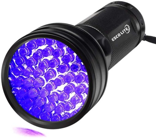  Escolite Black Light UV Flashlight