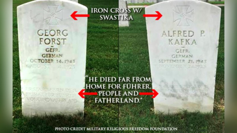 Two Nazi headstones removed from veteran cemetery in Texas