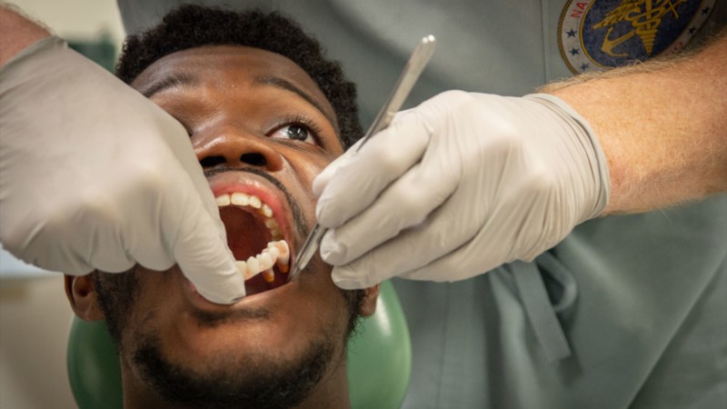 This Marine’s new jaw was made out of his leg bone in a breakthrough new surgery