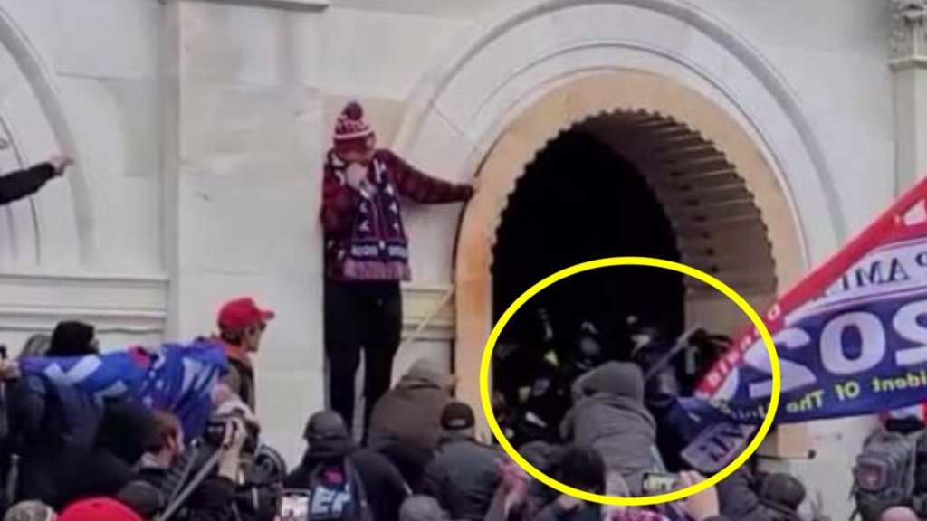 Marine veteran accused of assaulting police during the Capitol riots