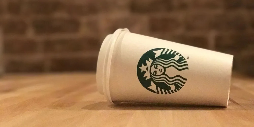 Fallen Starbucks Cup