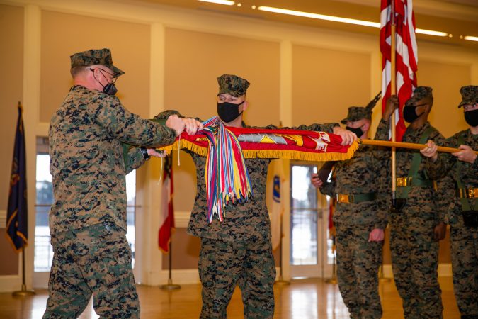 Marine Corps says goodbye to its storied 8th Marine Regiment