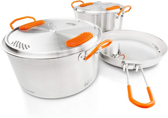  GSI Outdoors Glacier camping cookware set