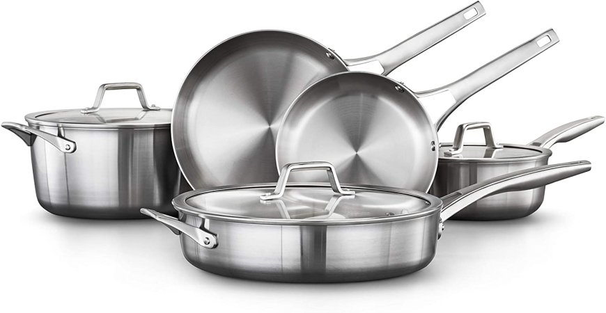  Calphalon Premier Stainless Steel Cookware Set