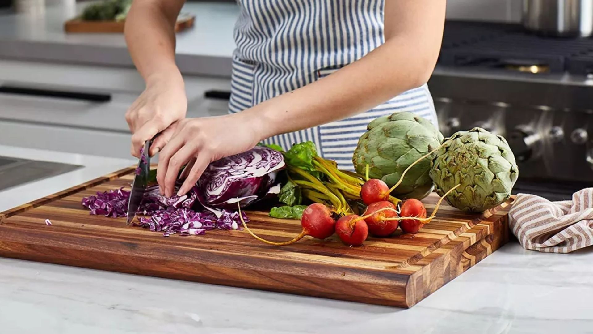 how to get grease out of wooden cutting board