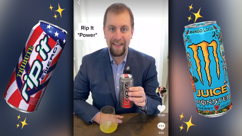 Watch a professional sommelier review Rip-It and other energy drinks