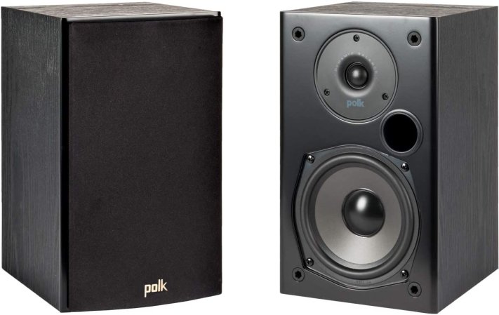  Polk Audio T15 100 Watt Bookshelf Speakers