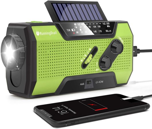  RunningSnail Solar Crank Emergency Radio