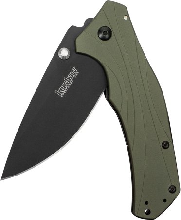  Kershaw Knockout Olive Black Pocket Knife