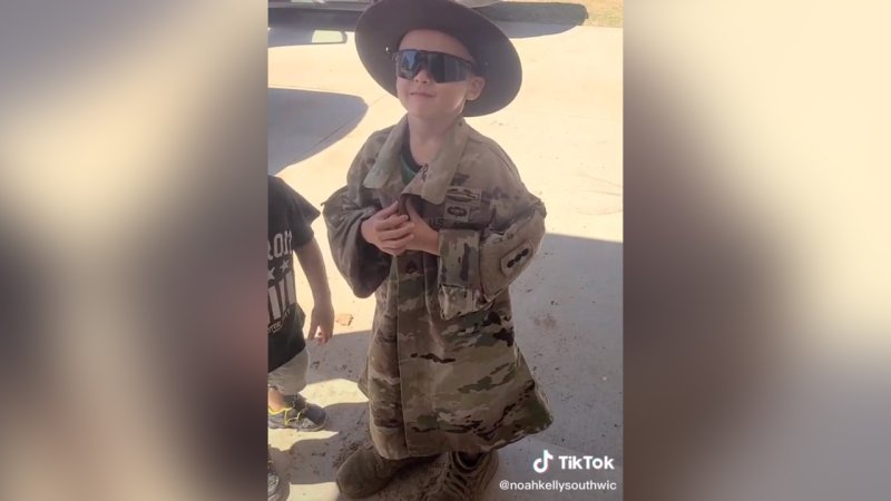 Watch Army trainees get smoked by this adorable 5-year-old drill sergeant