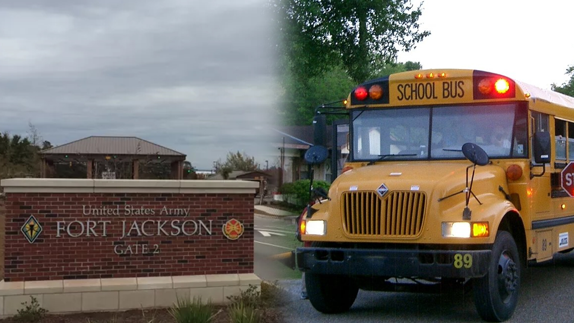 fort jackson school bus