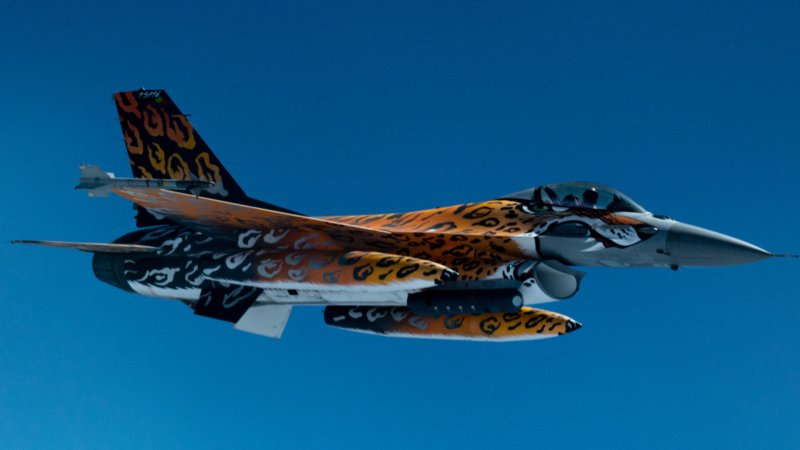 Why Portugal paints F-16s to look like tigers