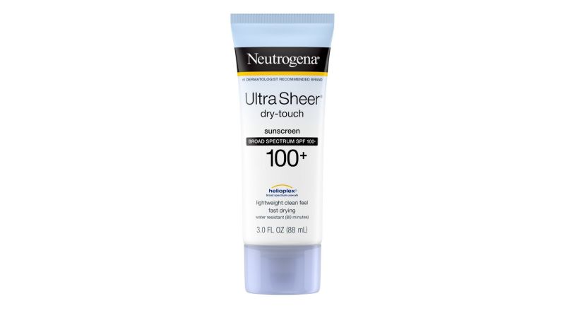  Neutrogena Ultra Sheer Dry-Touch SPF 100 Sunscreen, 3 oz