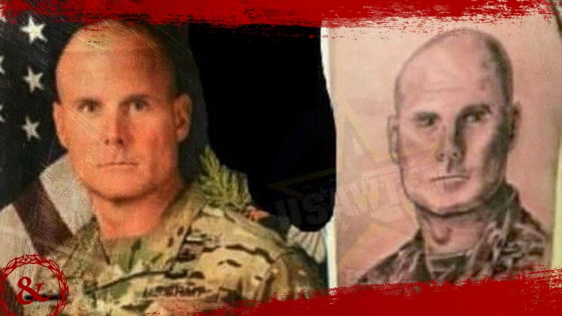 How a command sergeant major’s face wound up as a tattoo on a soldier’s leg