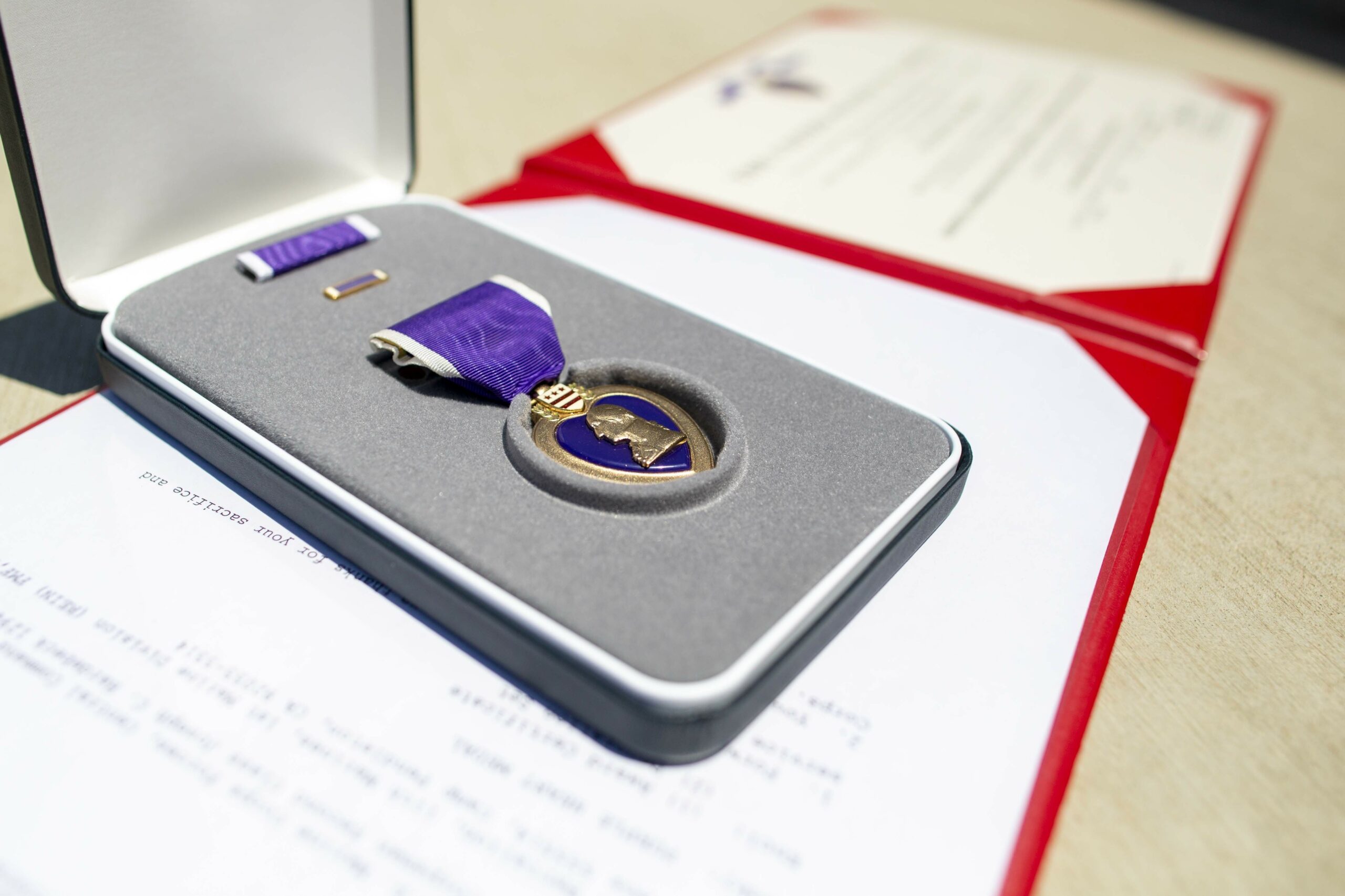Division Sailor Receives Purple Heart Medal