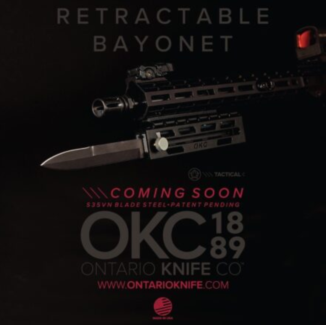 Ontario Knife Company's retractable bayonet