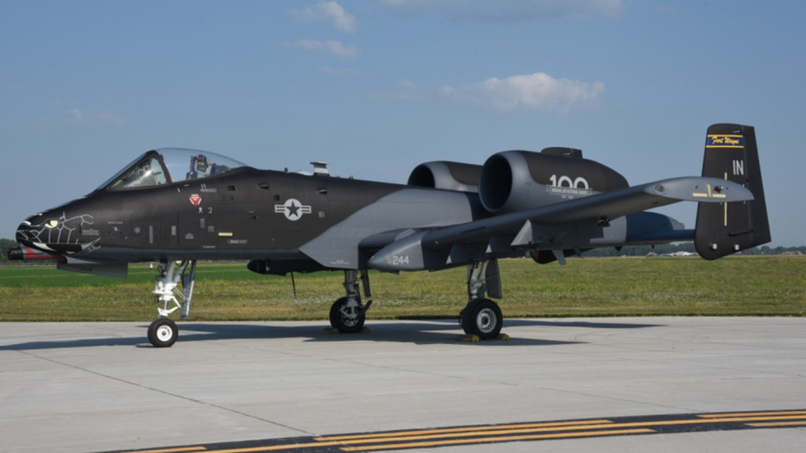 Air Force A-10 black paint job inspired by this Revolutionary War general