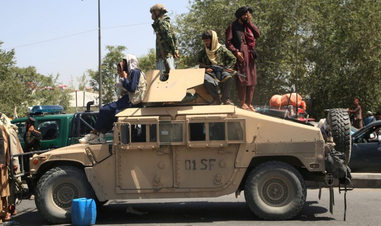 Taliban moving captured US military vehicles and Soviet tanks to Iranian border