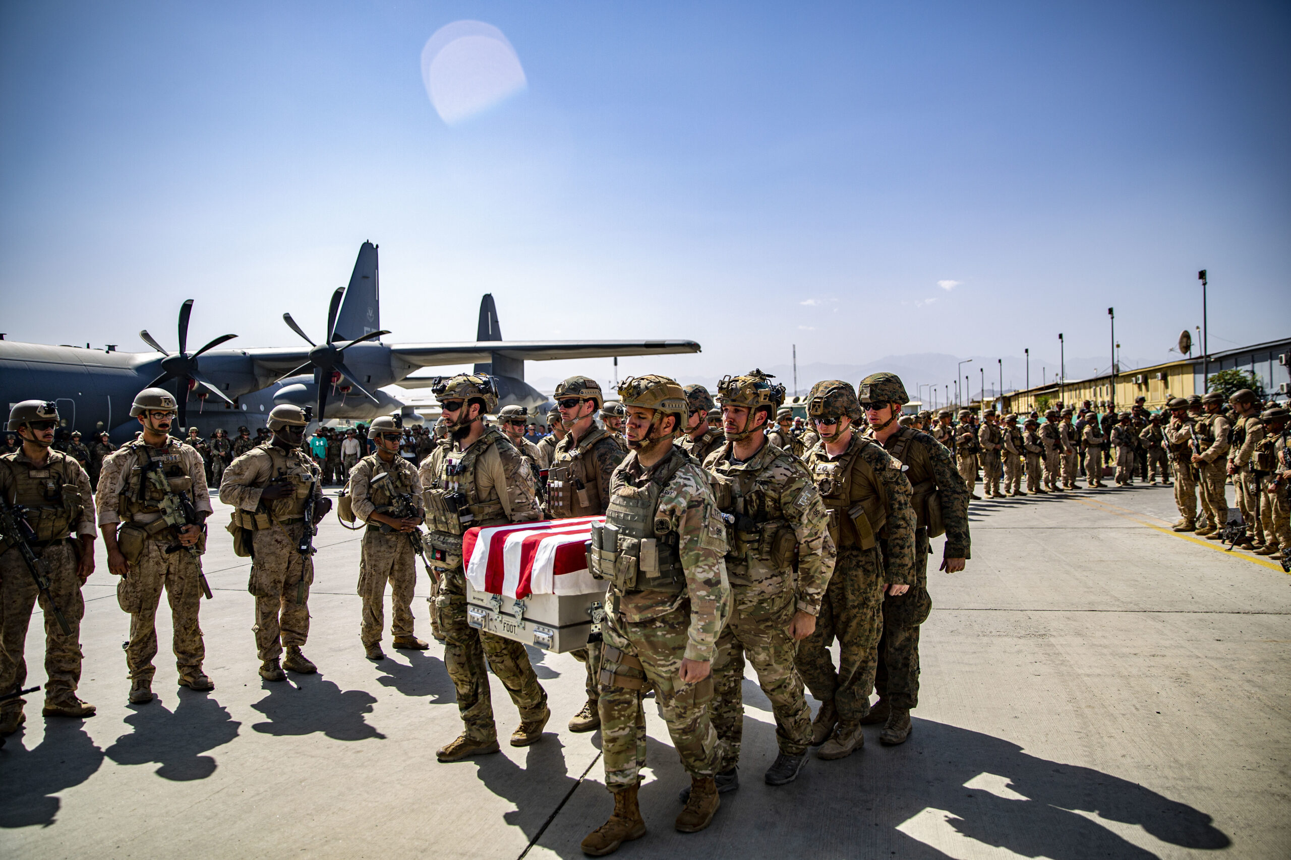 SPMAGTF-CR HKIA Ramp Ceremony