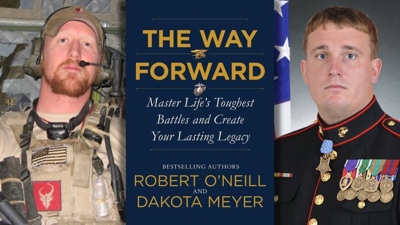 A Marine Medal of Honor recipient and the Navy SEAL who shot Bin Laden are writing a self-help book