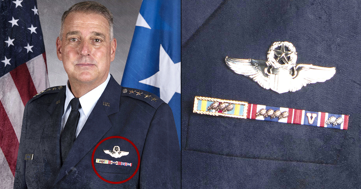Why this US Air Force general only wears 3 ribbons on his dress uniform Why this US Air Force general only wears 3 ribbons on his dress uniform