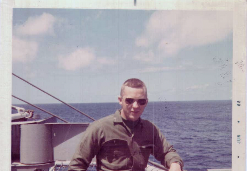 Ron Winter on the USS Princeton