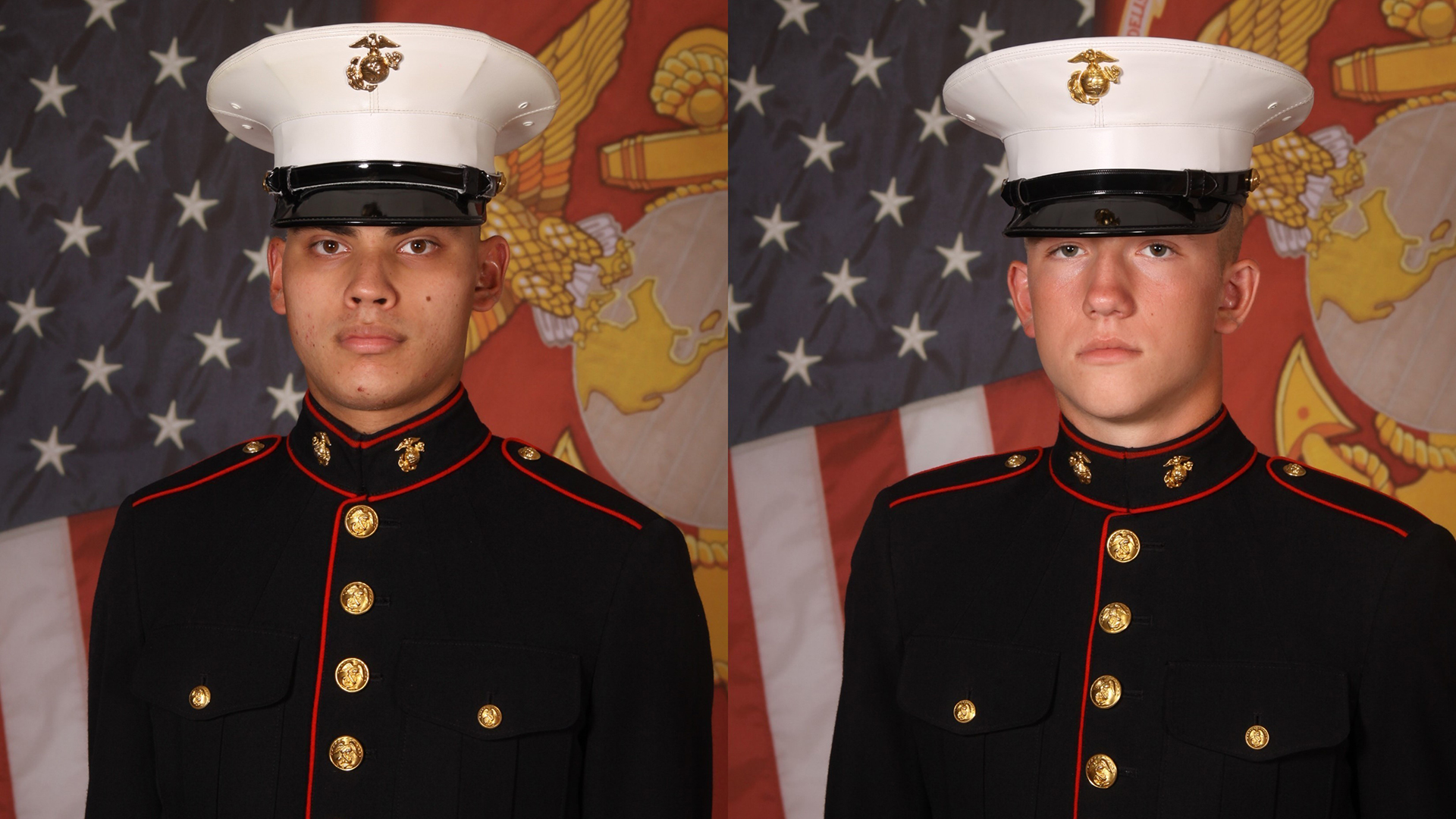 Lance Cpl. Jonathan E. Gierke and Pfc. Zachary W. Riffle