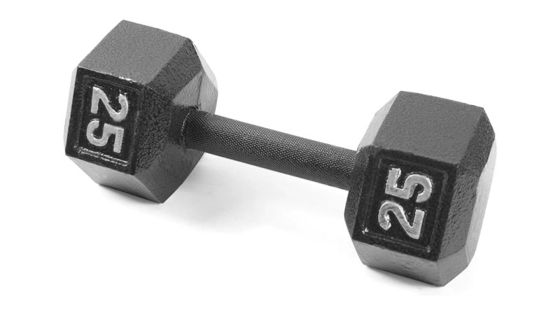  CAP Hex Head Cast-Iron Dumbbells