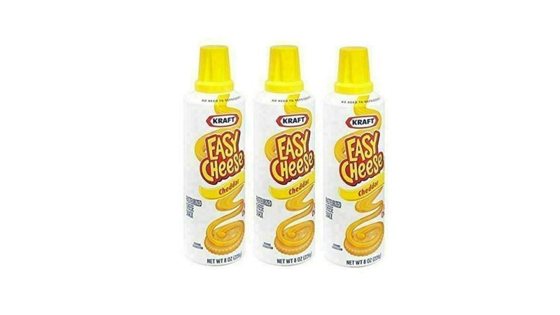  Kraft Easy Cheese Cheddar Cheese