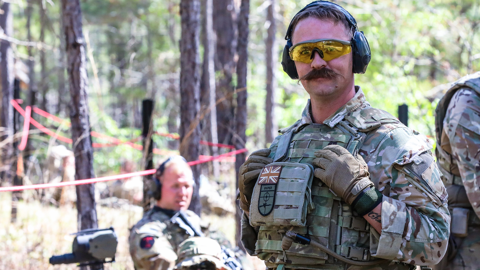 british sniper mustache