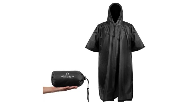 Arcturus Lightweight Ripstop Nylon Rain Poncho