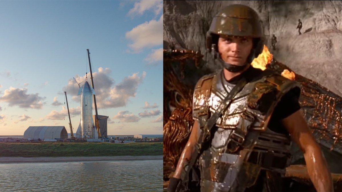 Soldier Riding Rocket Pentagon envisions rocket-launched soldiers deploying around the world