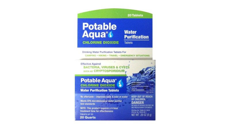  Potable Aqua Chlorine Dioxide Tablets