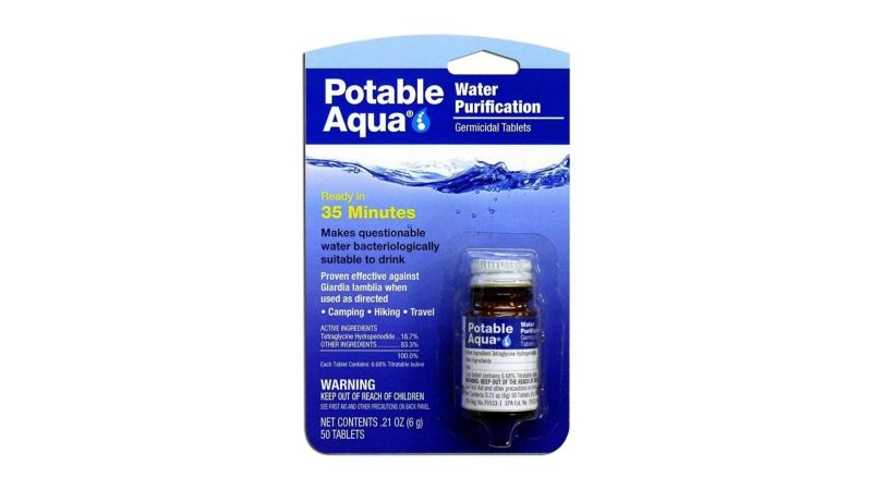  Potable Aqua Iodine Tablets