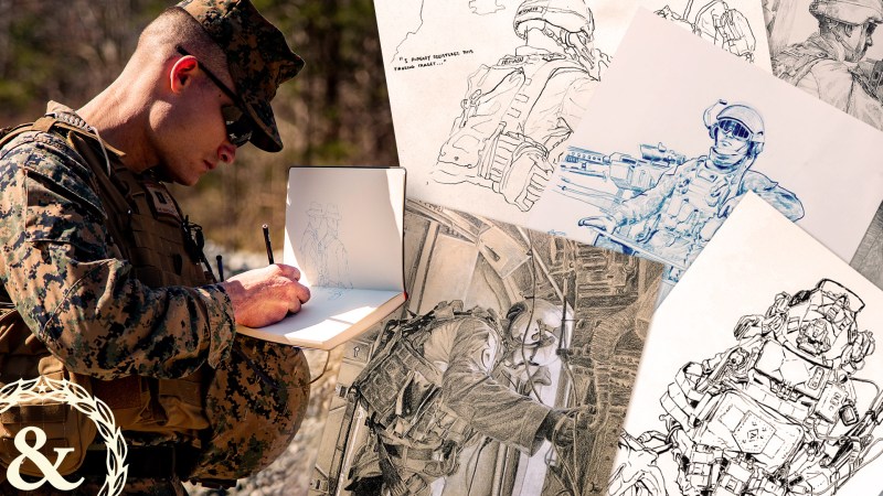 Art of war: How a few good illustrators capture the heroism of today’s Marines