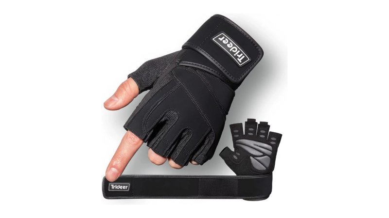  Trideer Padded Workout Glove