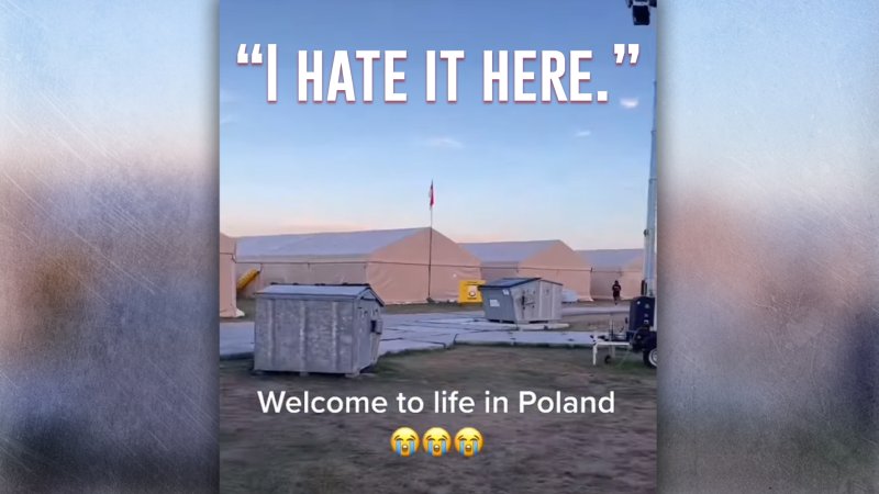 A soldier’s video from Poland proves that troops can complain about anything