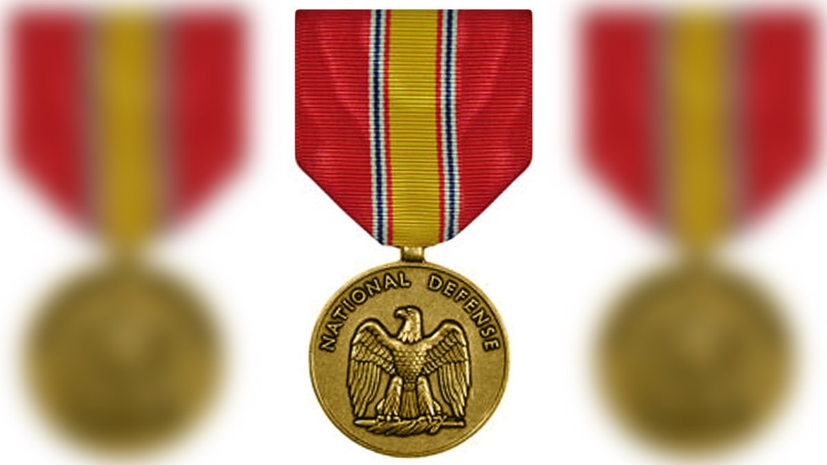 Genuine U.S. Medal Presentation Set: National Defense - New In Packaging, Made In USA
