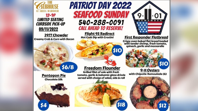 A Virginia country club made a 9/11-themed menu. It was as awful as you’d imagine